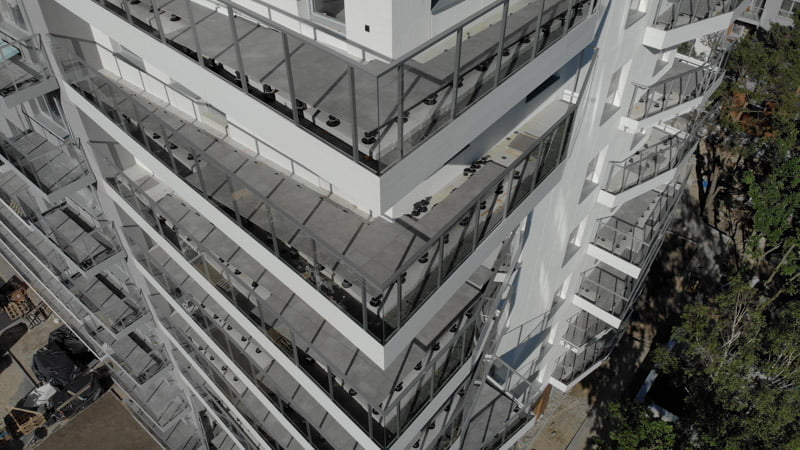wentylowane balkony z płyt stan deweloperski