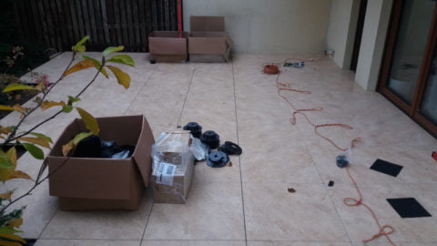 Terrassenfliesen aus Keramik 2 cm für Stelzlager Doppelboden system