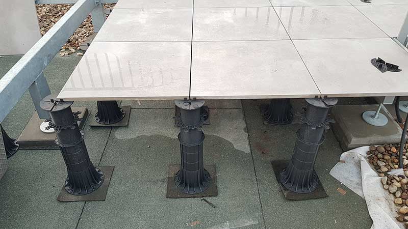 soportes altos para baldosas cerámicas para terrazas