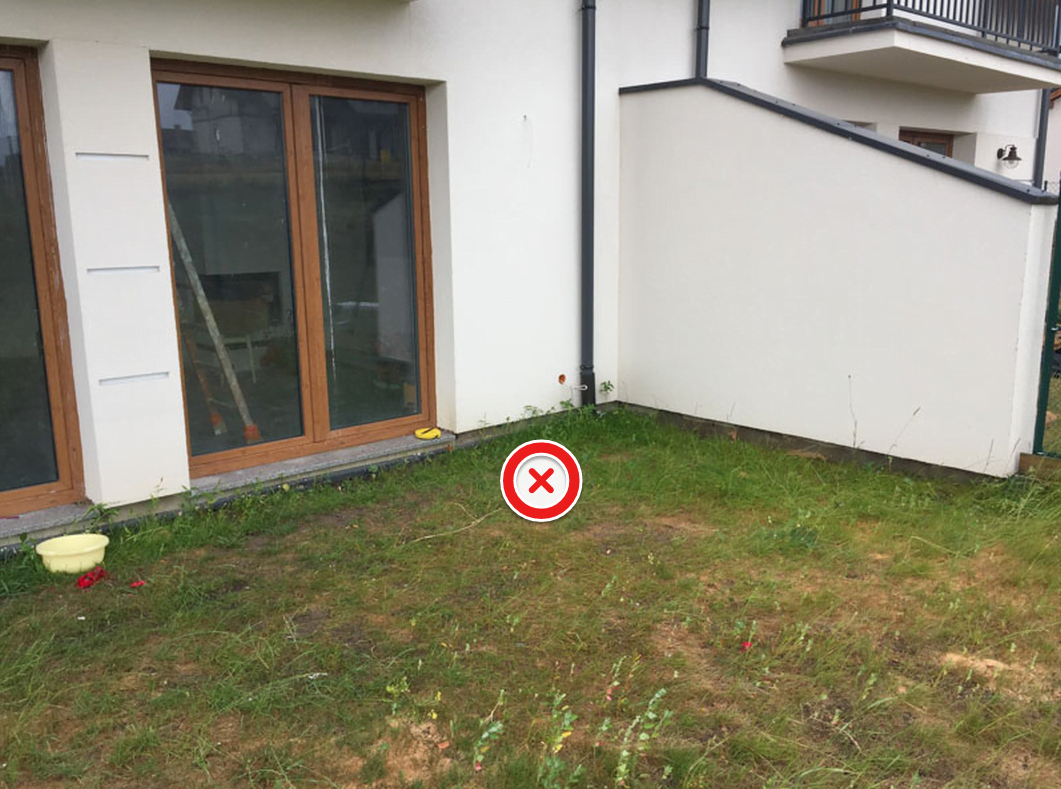 sobre una base de este tipo, la terraza no se puede instalar en los soportes regulables
