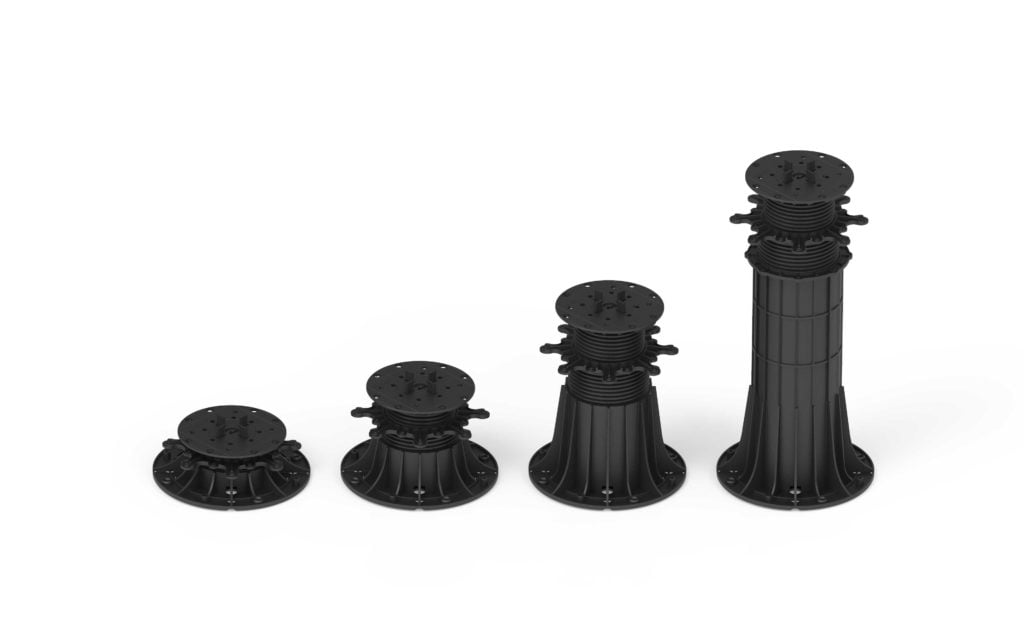 comparison of terrace pedestals - MAX series